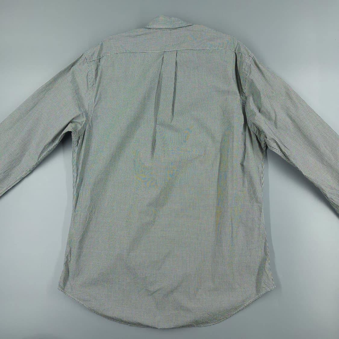 폴로랄프로렌 블랙 화이트 체커패턴 블랙포니 슬림핏 코튼 남방 셔츠 L 상품이미지7