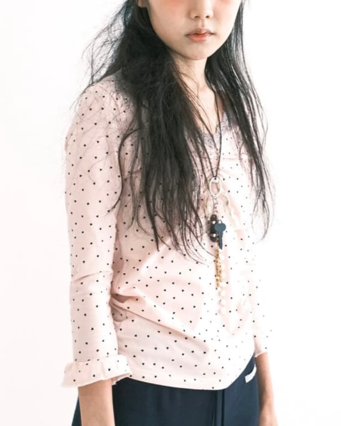 샵페어리 하트 레이스티 7부 상품이미지2