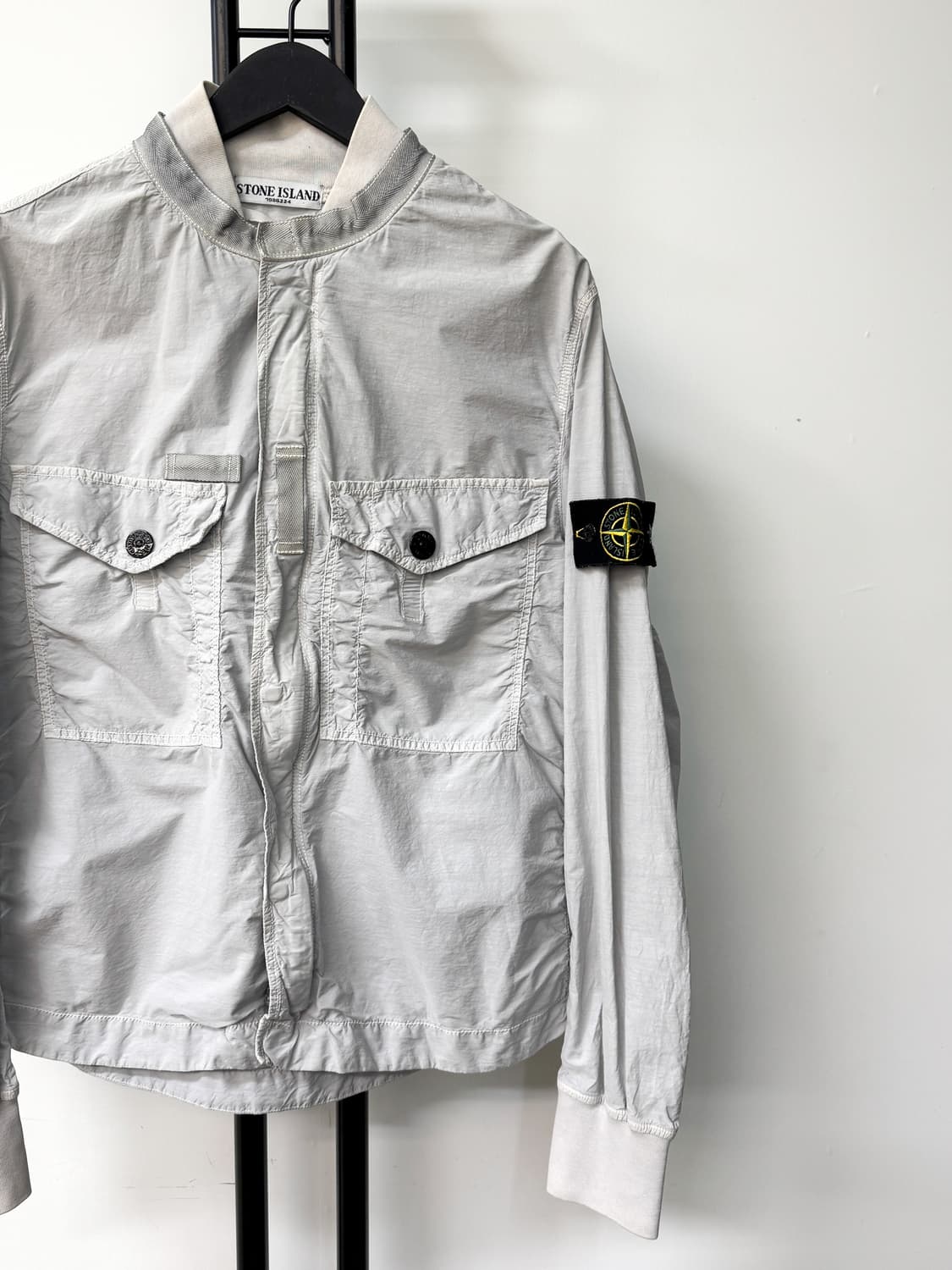 스톤 아일랜드 10ss 가먼트 다이 봄버 자켓 상품이미지3