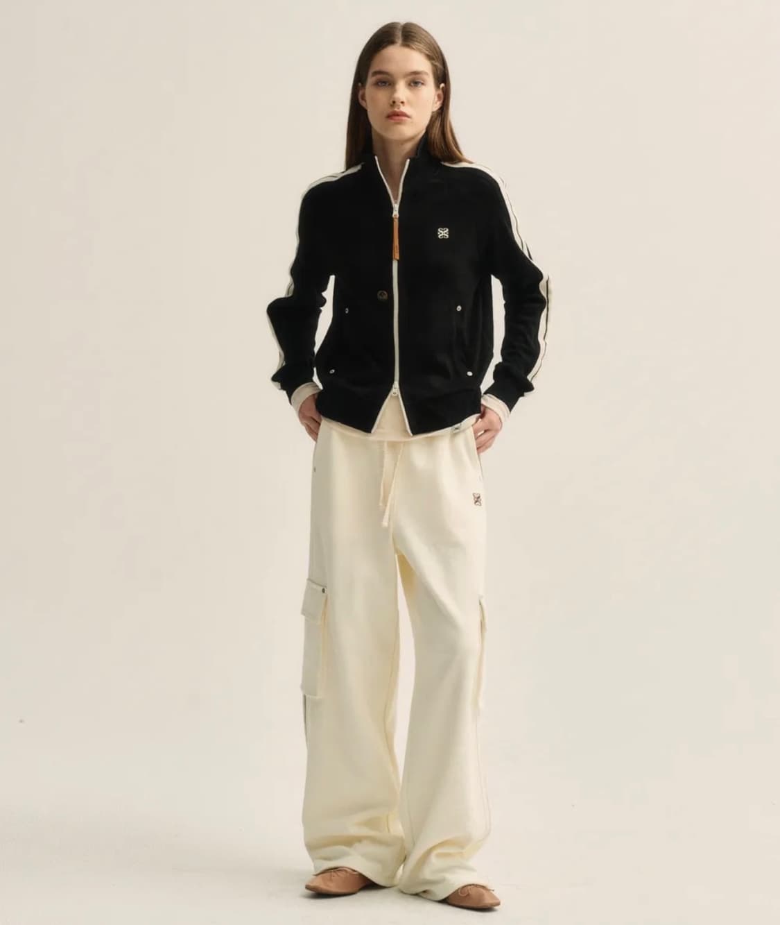 세터 satur 로턴 올 데이 트랙 집업 자켓 캐비어 블랙 s 상품이미지3