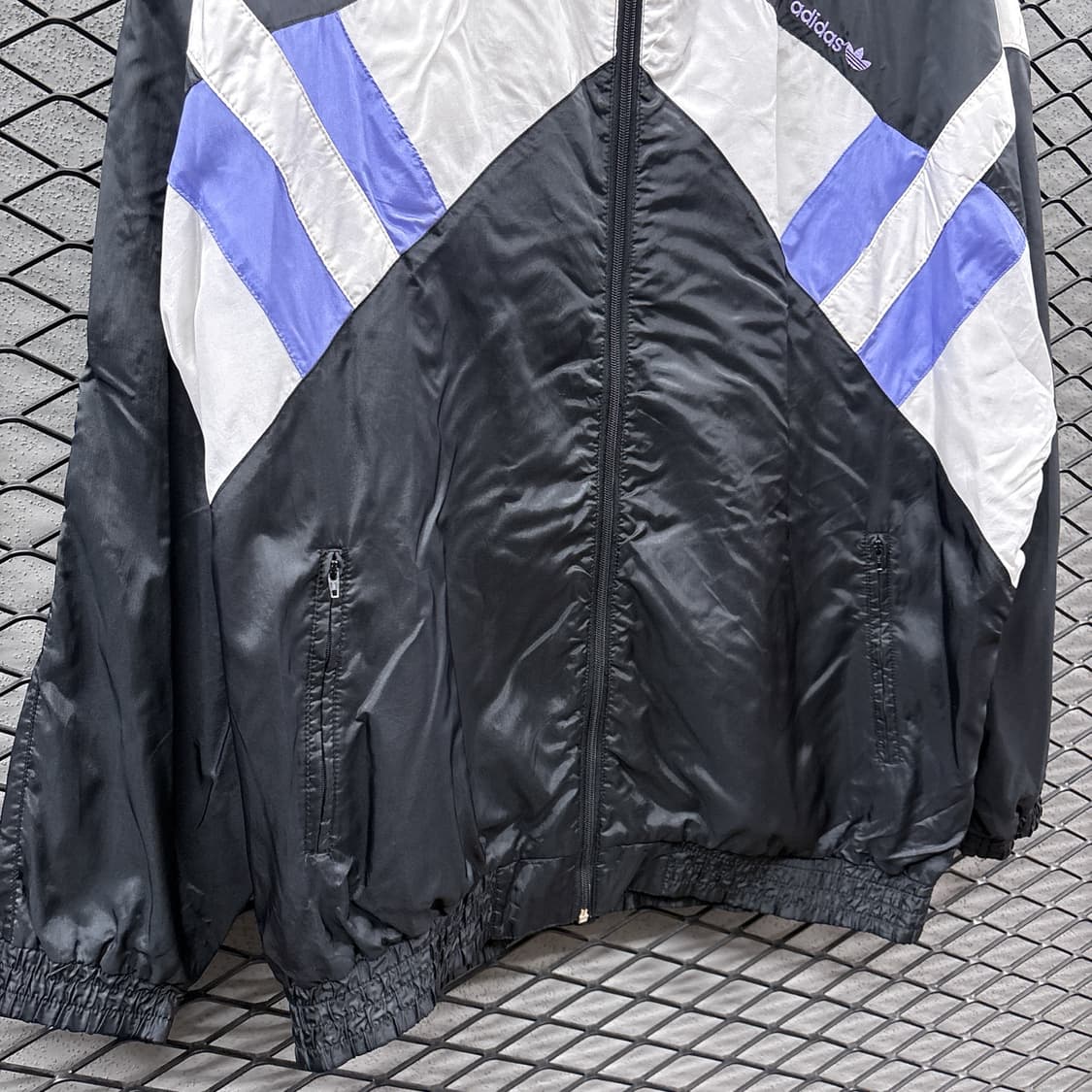아디다스 밀리터리 윈드브레이커 독일군 커스텀 디테일 퍼플 상품이미지5