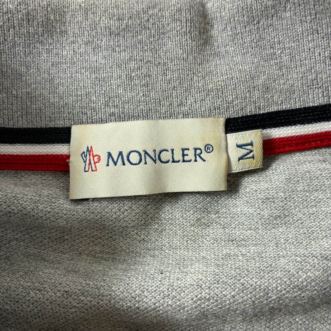 Moncler  몽클레어 코튼 피케 그레이 폴로 반팔셔츠  상품이미지3