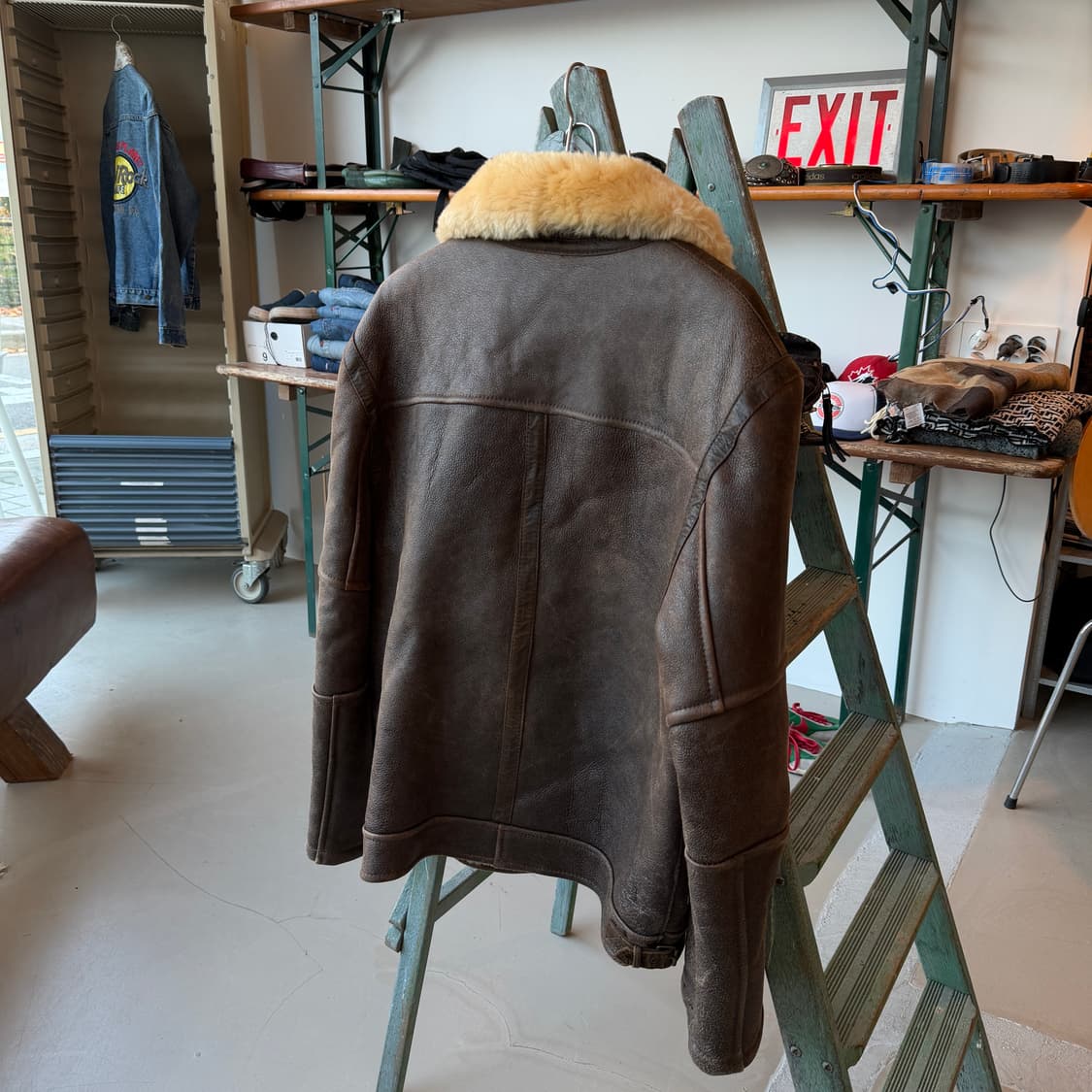 vtg sheepsikn 무스탕 자켓 상품이미지5