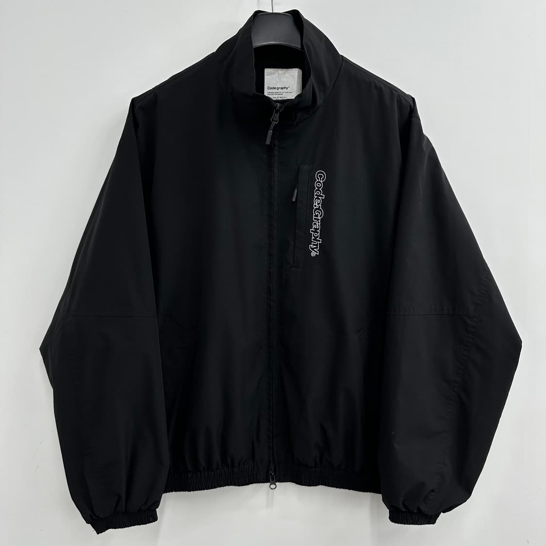 100 코드그라피 남자 오버핏 투웨이 바람막이 자켓 상품이미지1