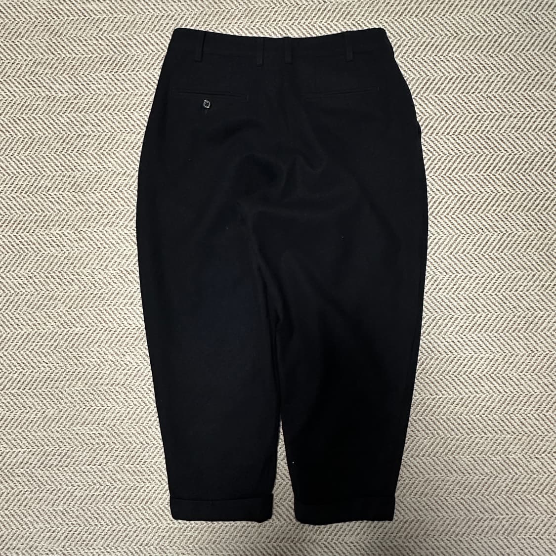 BEAMS PLUS wool slacks dark navy 상품이미지2