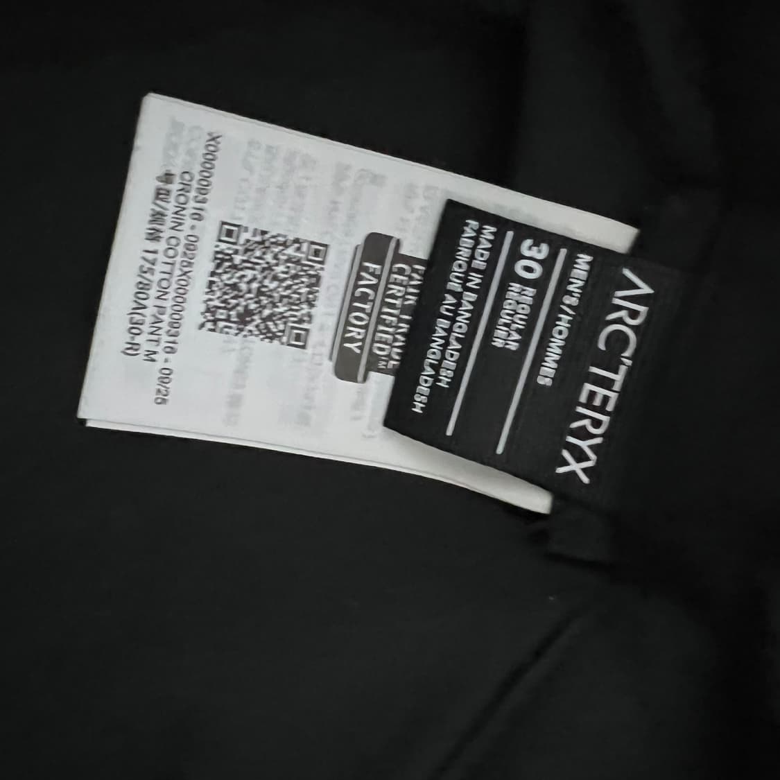 아크테릭스 크로닌 코튼 팬츠 30 R 상품이미지8