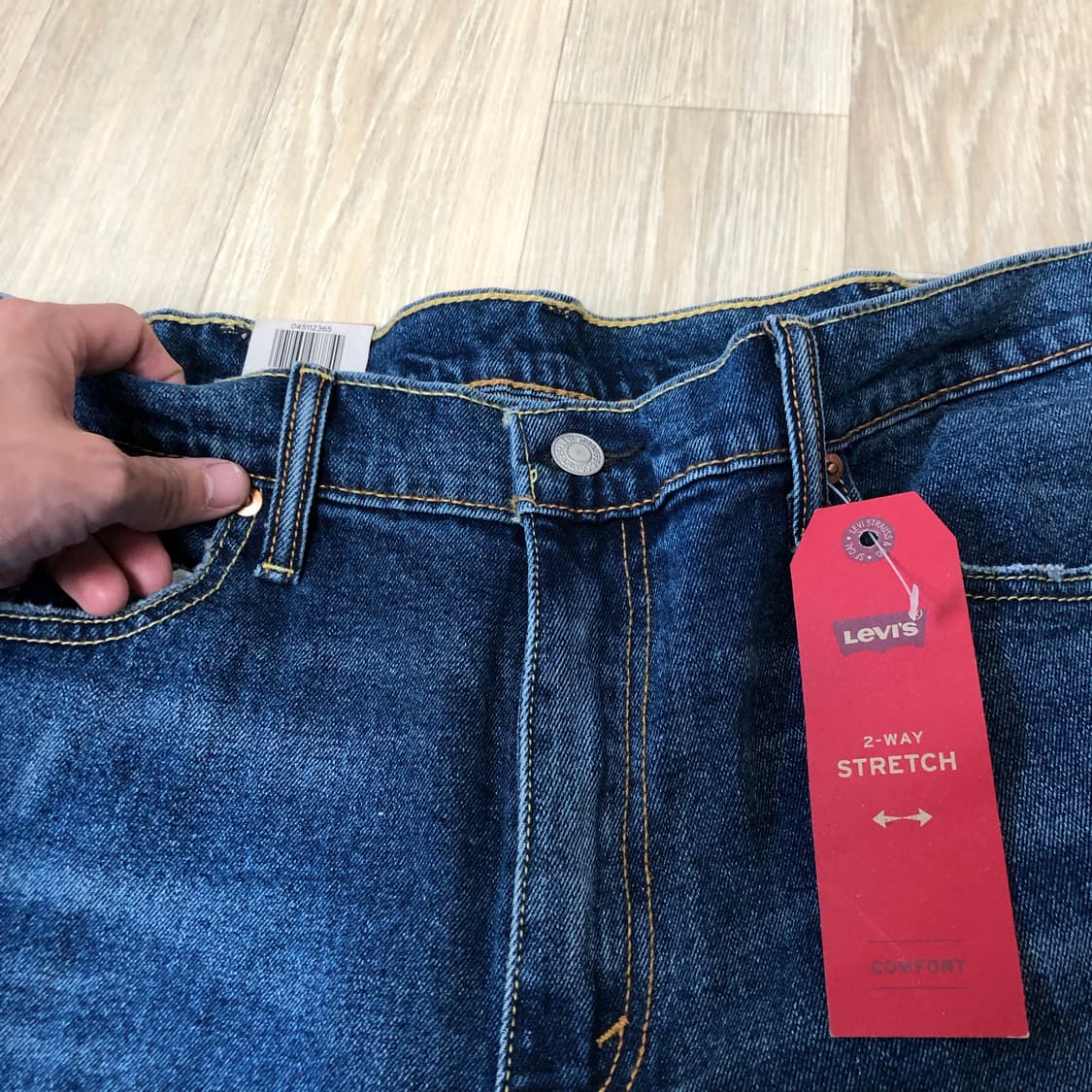 (38) 새상품 리바이스 Levi's 511 슬림핏 데님 연청 중청 2개 상품이미지4