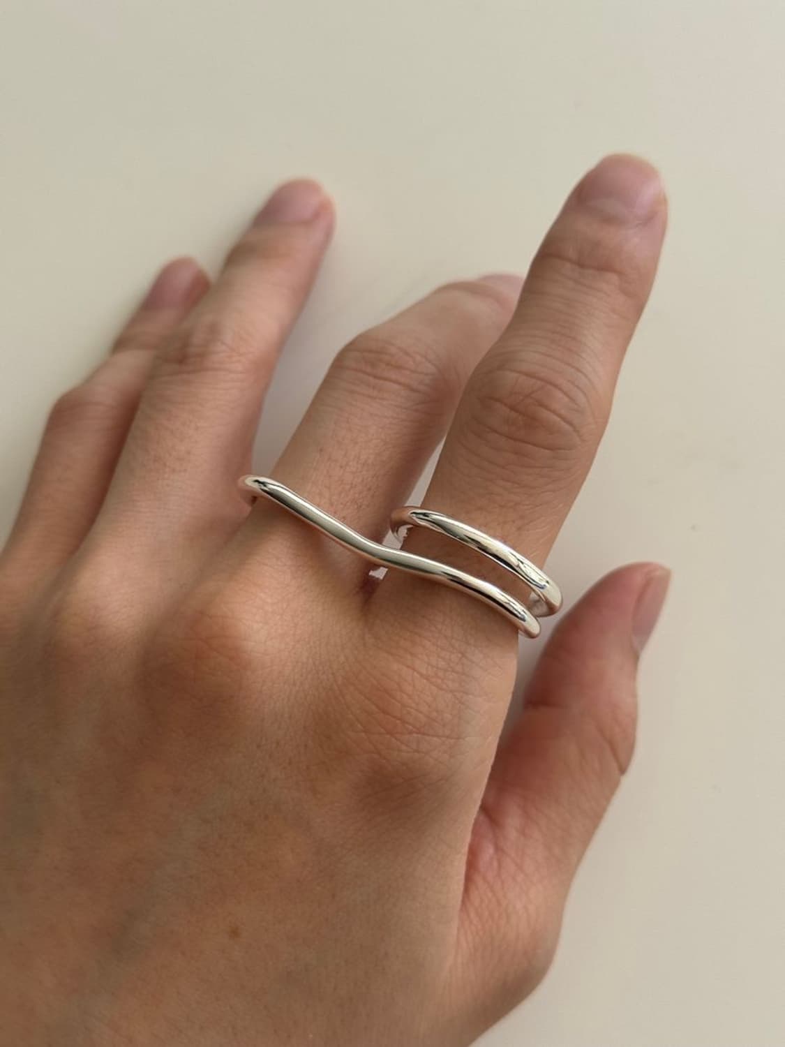 DOUBLE FINGER RING 더블 핑거 링 상품이미지1