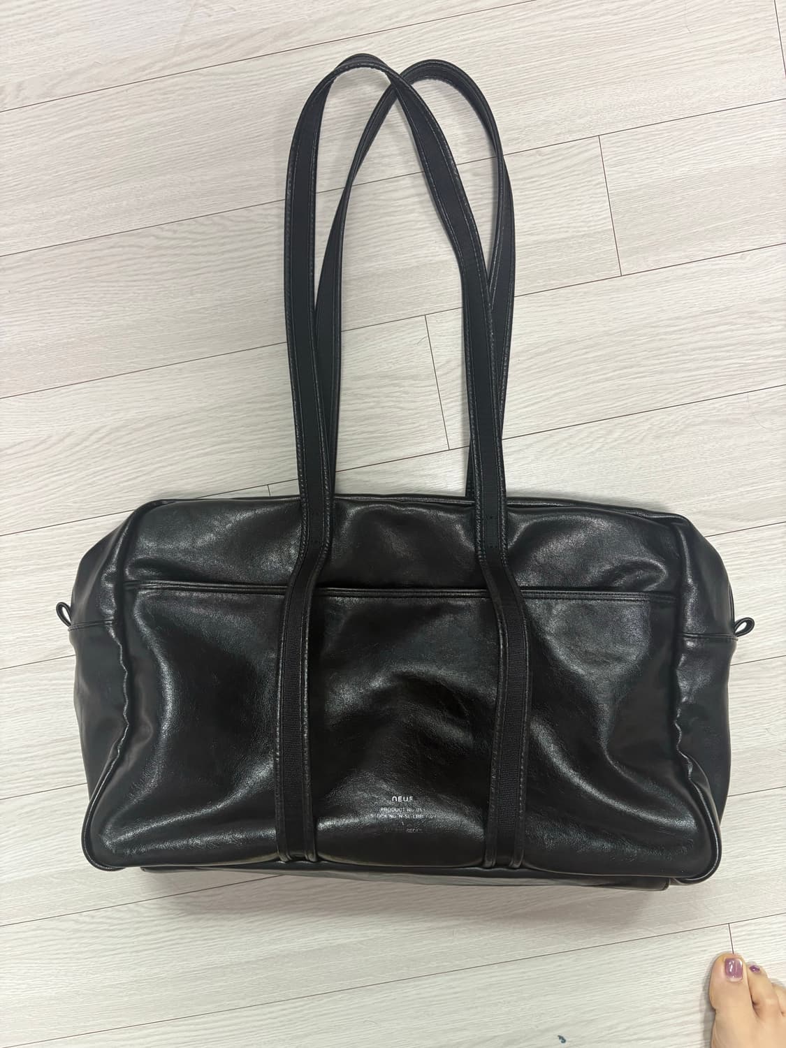 노이에 보스턴백 블랙m 상품이미지1