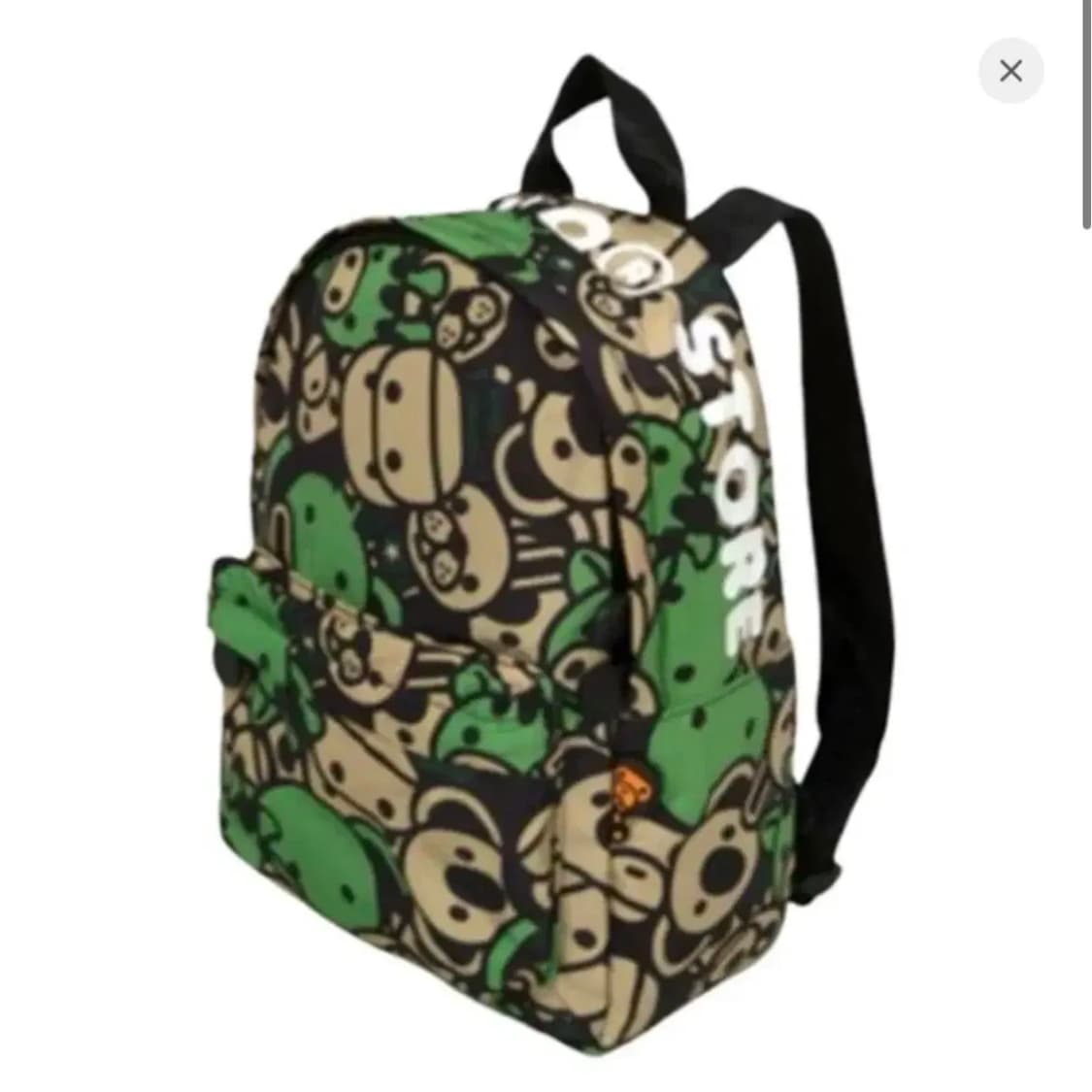 베이프 가방 베이비 마일로 미니 소프트 백팩 그린 상품이미지1