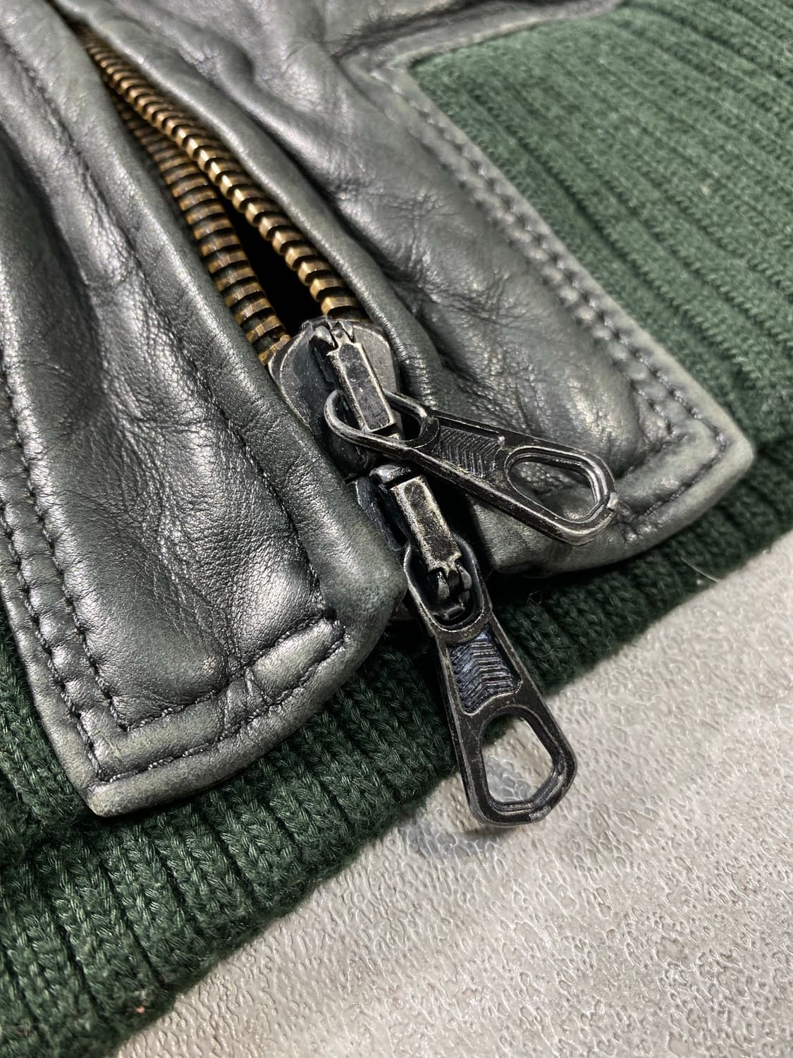 [S] Dritte 드리떼 고트스킨 투웨이 람포집업 레더자켓 상품이미지4