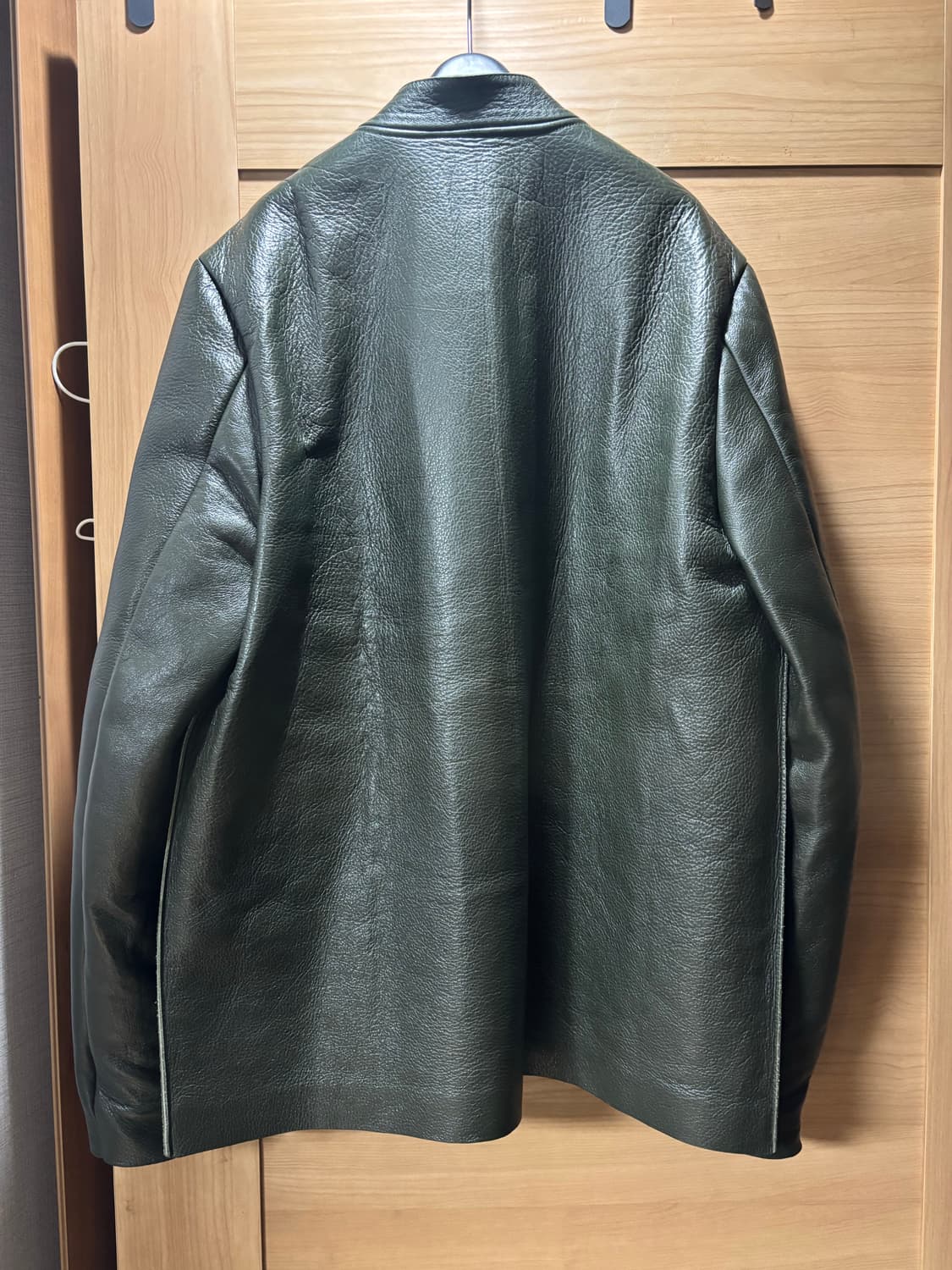 (S) rier bonded leather jacket ivy 상품이미지3