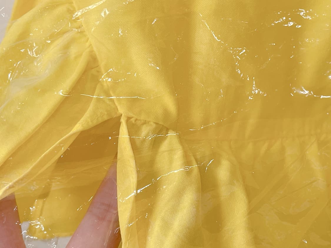 ZARA 자라 리오셀 러플원피스 노랑원피스 상품이미지8