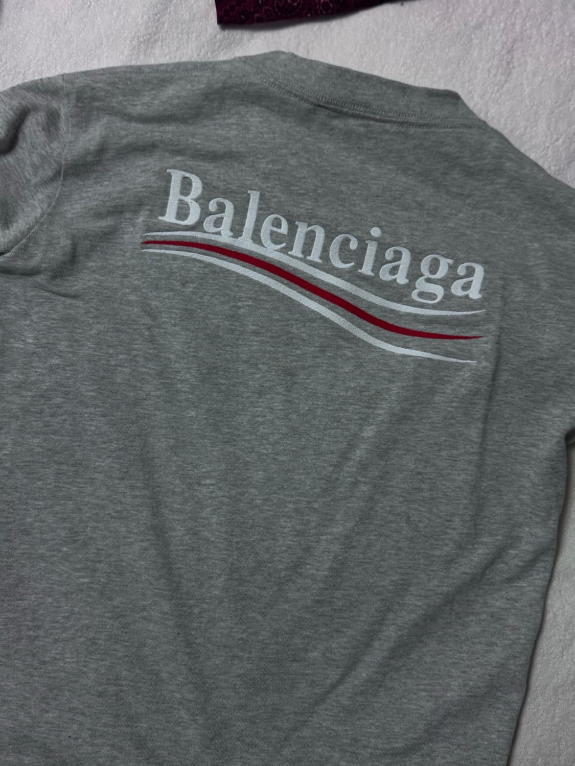 발렌시아가 그레이 반팔(백화점구매) 상품이미지1