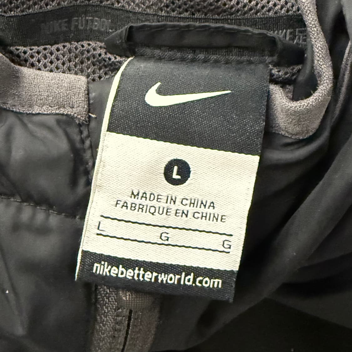 [정품/L] 나이키 후드 바람막이 블랙 b19 상품이미지5
