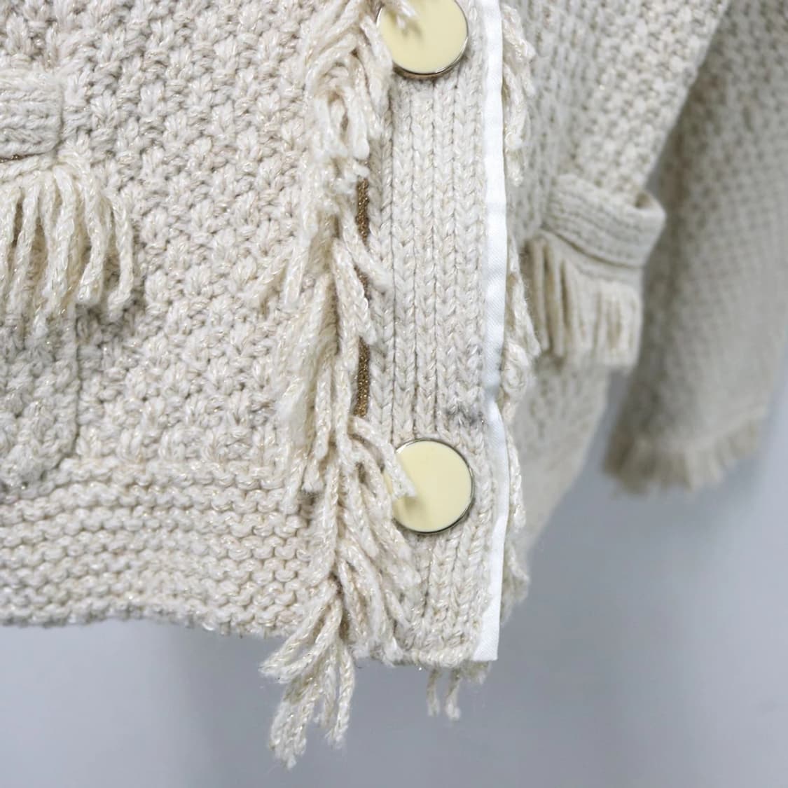 오토 수술 포인트 울 혼방 가디건 61876 상품이미지7