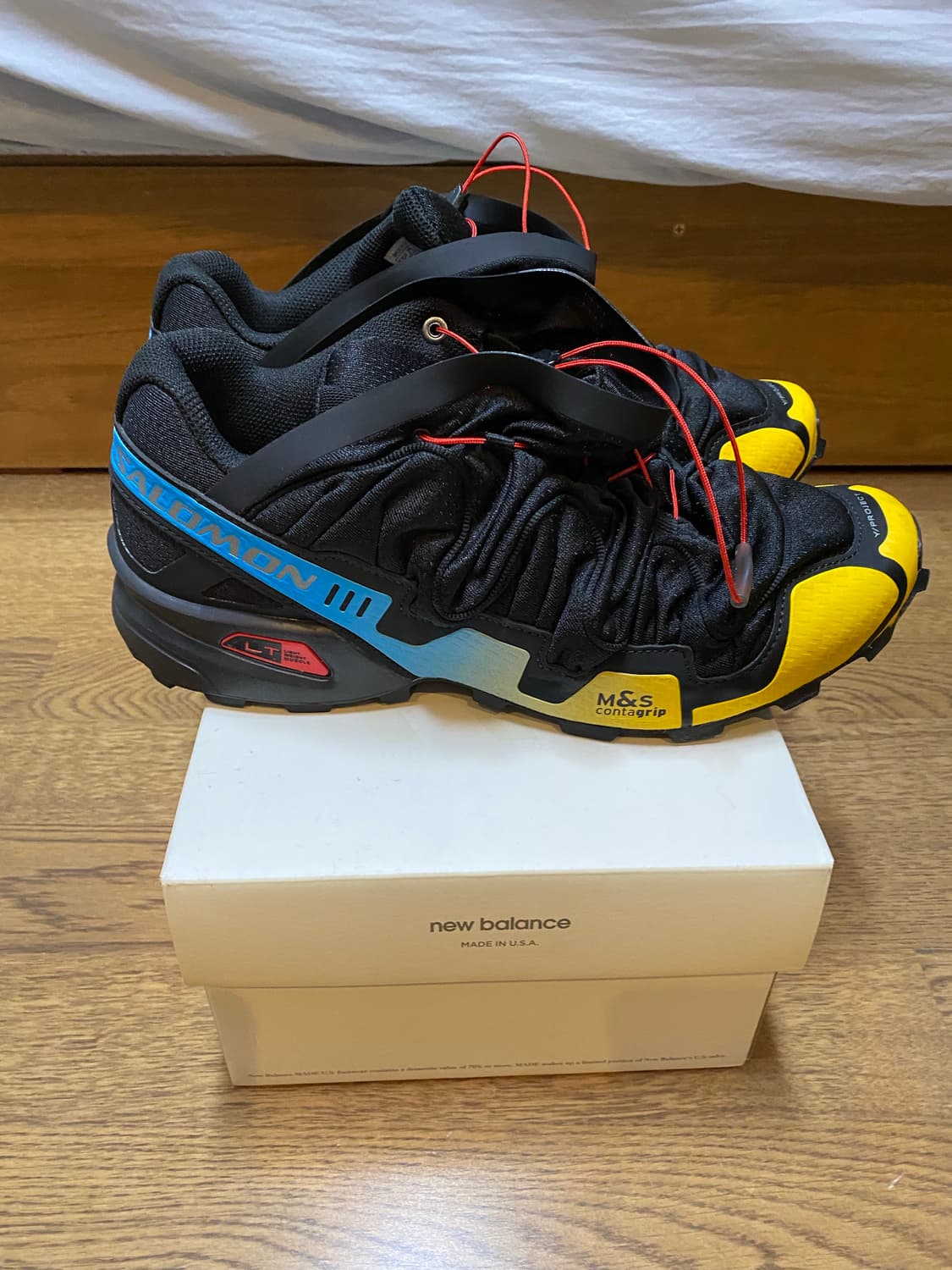 살로몬 Y/PROJECT 스피드크로스 블랙레몬 285 상품이미지1