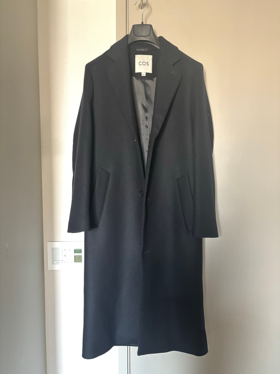 cos 싱글 브레스티드 울 코트 44 상품이미지4
