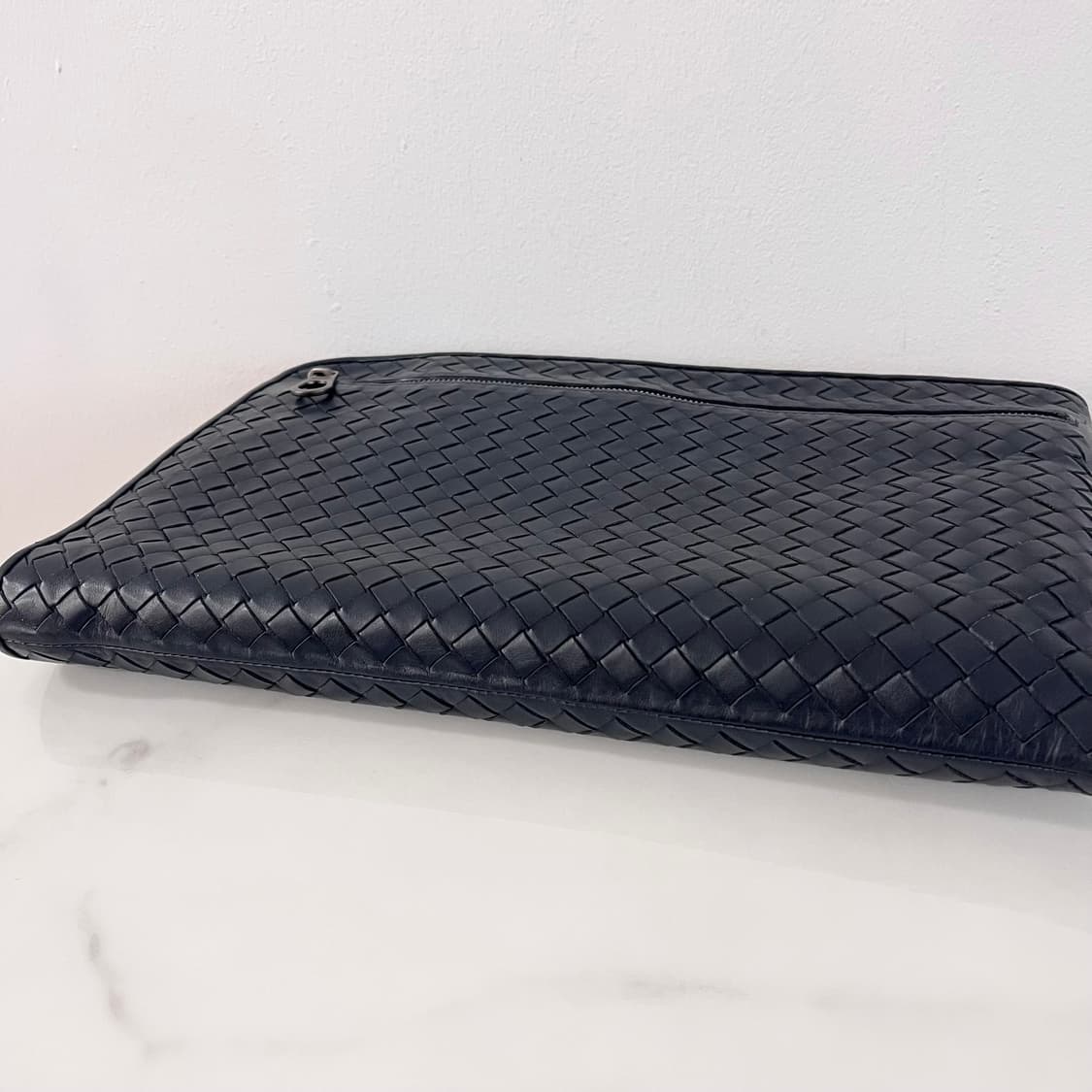 [A급/정품] 보테가베네타 인트레치아토 클러치 백 가방 네이비 상품이미지7