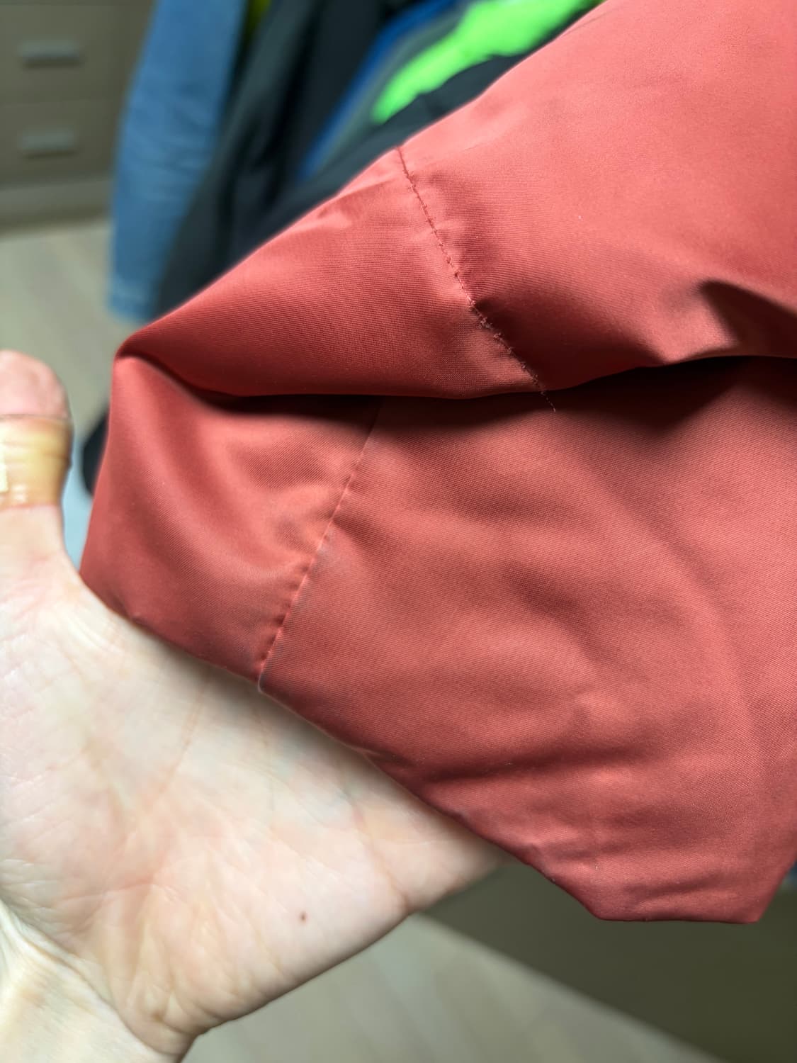 디프리크 패딩 버건디 3사이즈(xl사이즈감) 상품이미지3