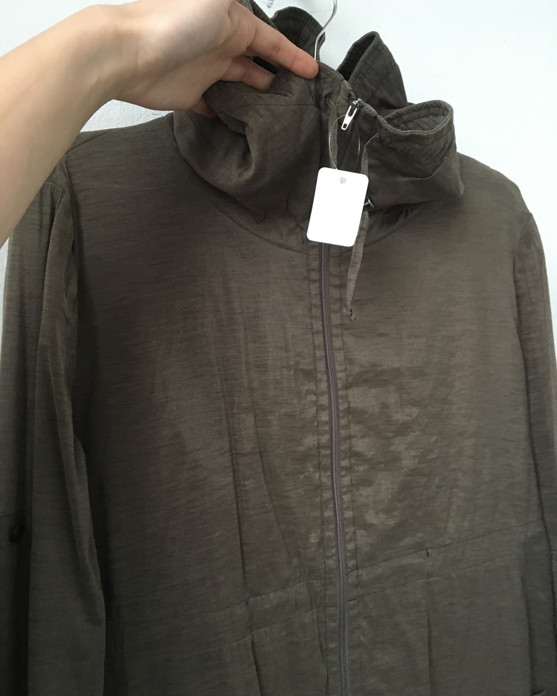 Glossy high neck jacket 상품이미지3