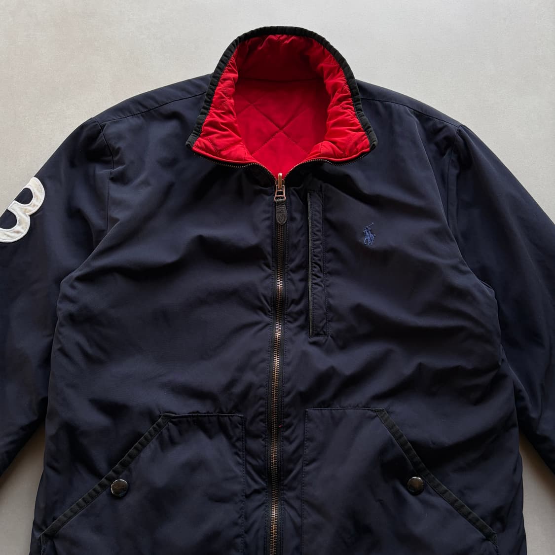 [M]폴로 랄프로렌 리버시블 폴리쉘 퀼팅 자켓 상품이미지5