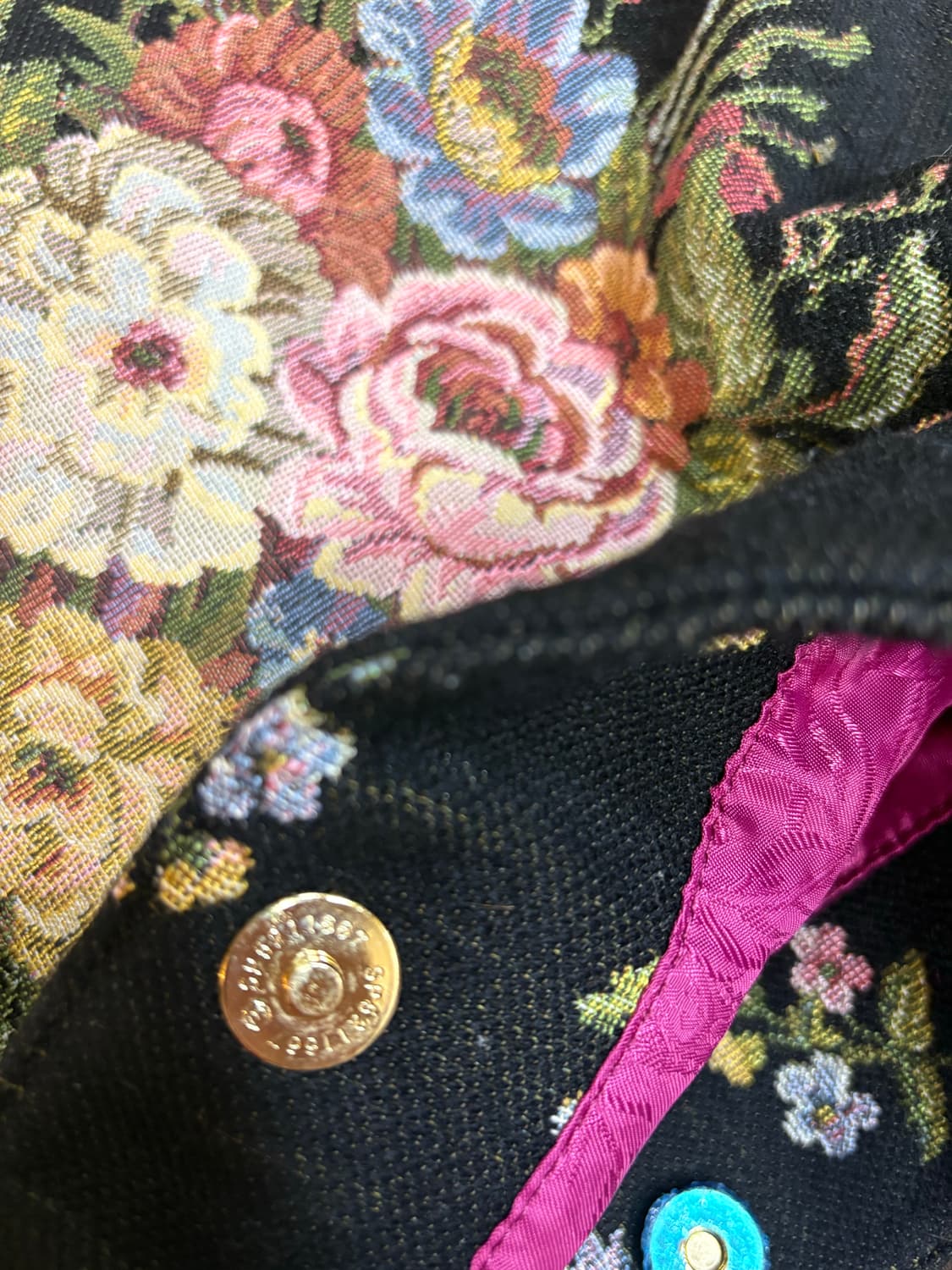 Think Bee 고블랭 플라워 패브릭 토트백 상품이미지8