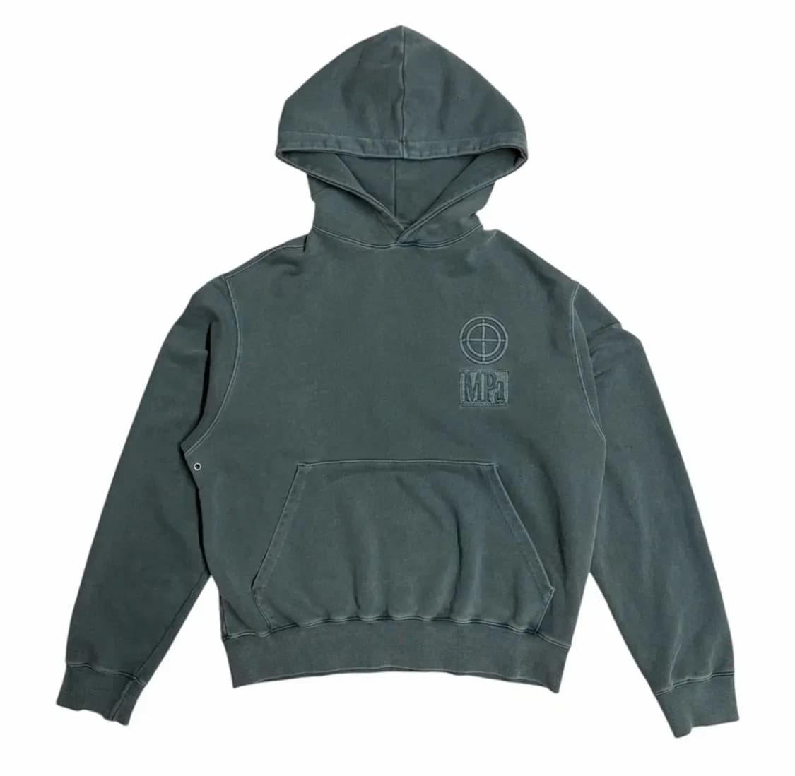 MPA 플라스틱프로덕트 다크그린 피그먼트 후디 상품이미지4