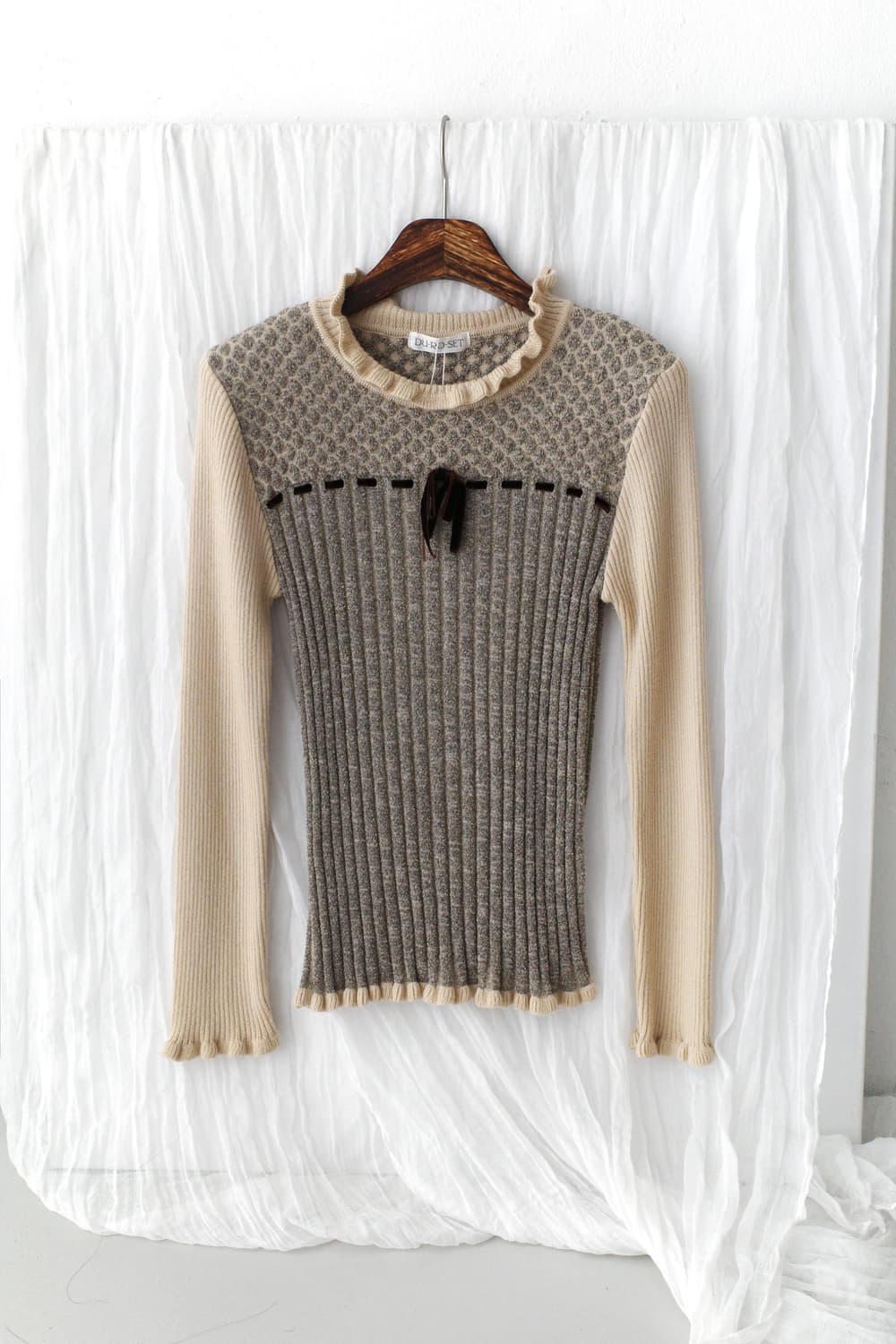 frill patch knit  상품이미지1