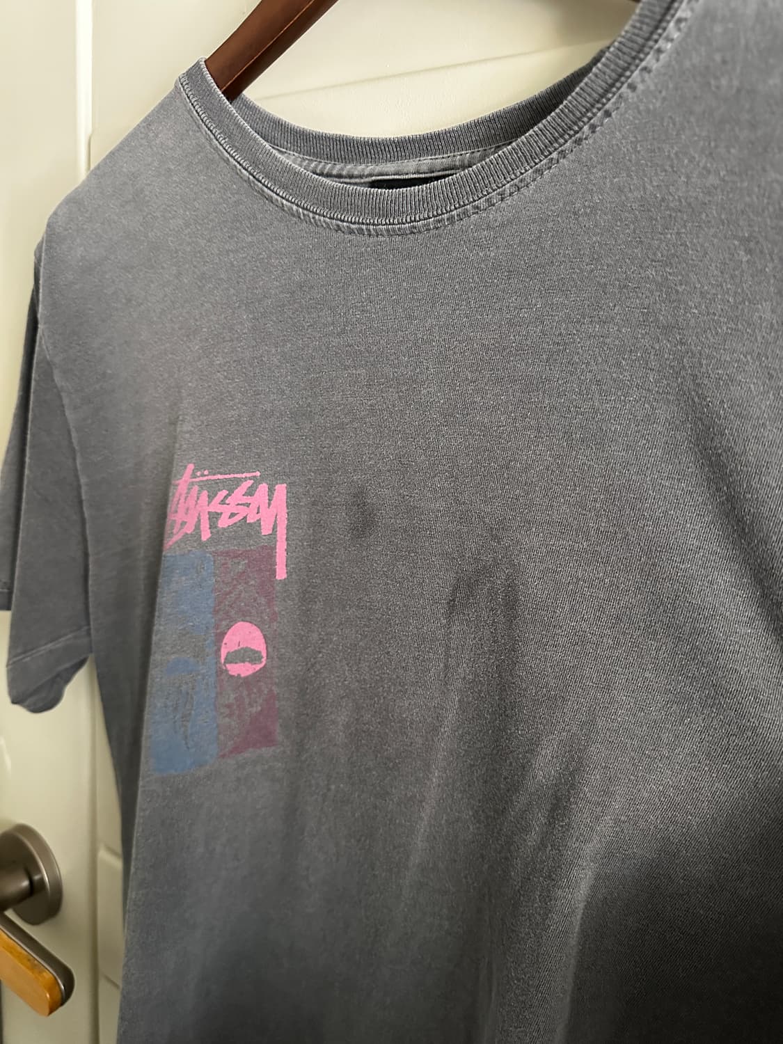 00s STUSSY 스투시 아트워크 그래픽 반팔 티셔츠 상품이미지3