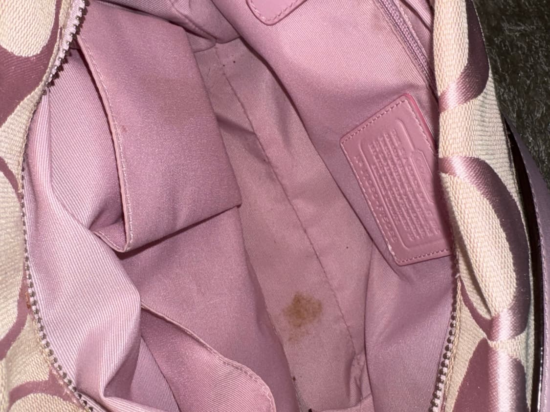 코치 화이트 핑크 00’s 갸루 숄더 크로스백 상품이미지7