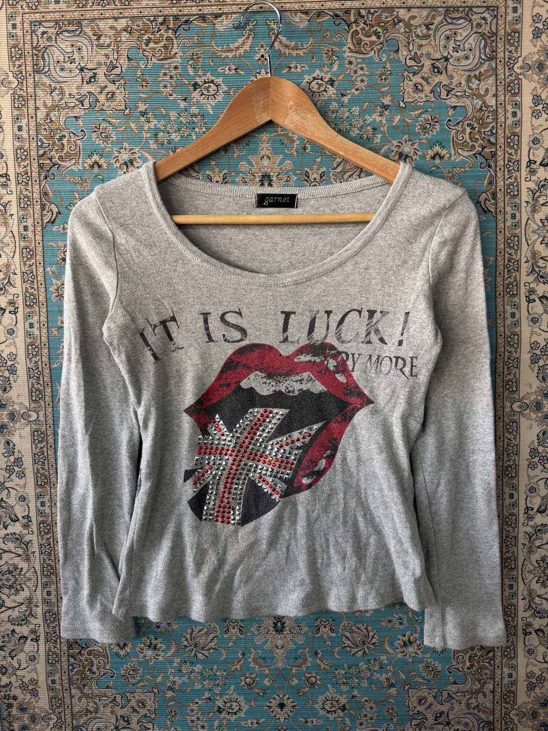 JPN Y2K 롤링스톤스 그래픽 롱슬리브1615 상품이미지1