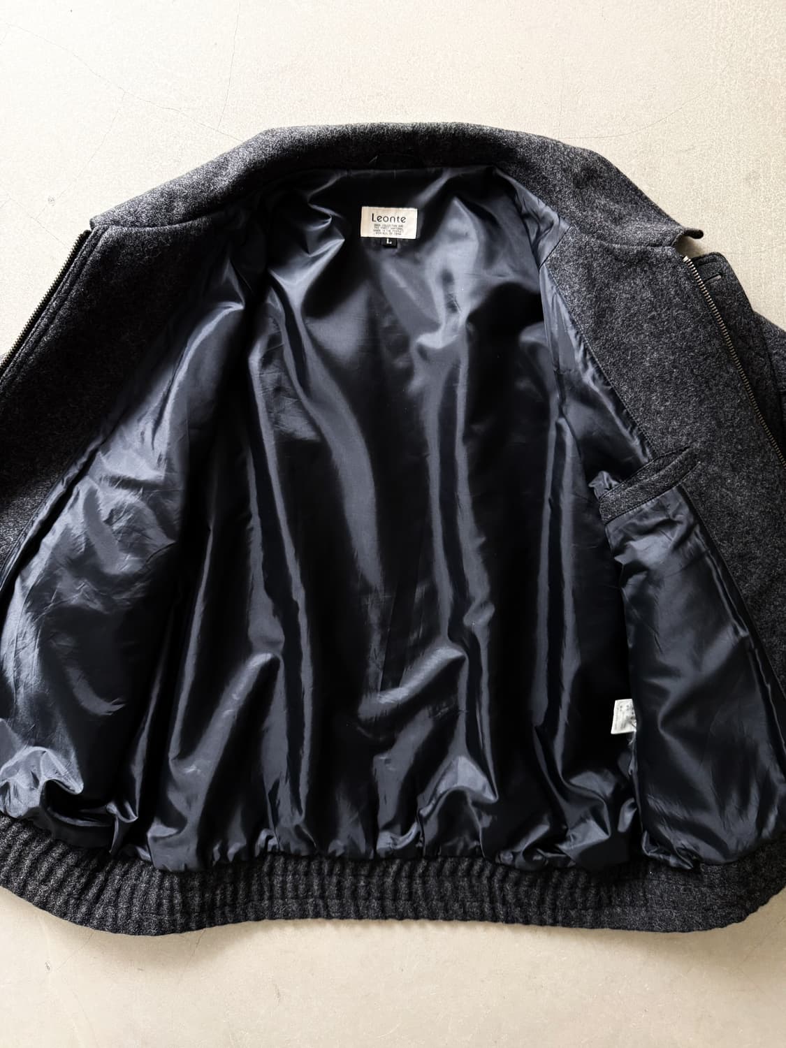 Vintage Leonte Wool Bomber Jacket 상품이미지6