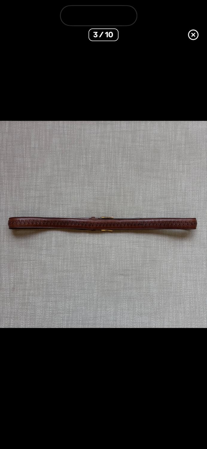 90s 아르헨티나 Full Grain Cowhide 솔브 버클 상품이미지3