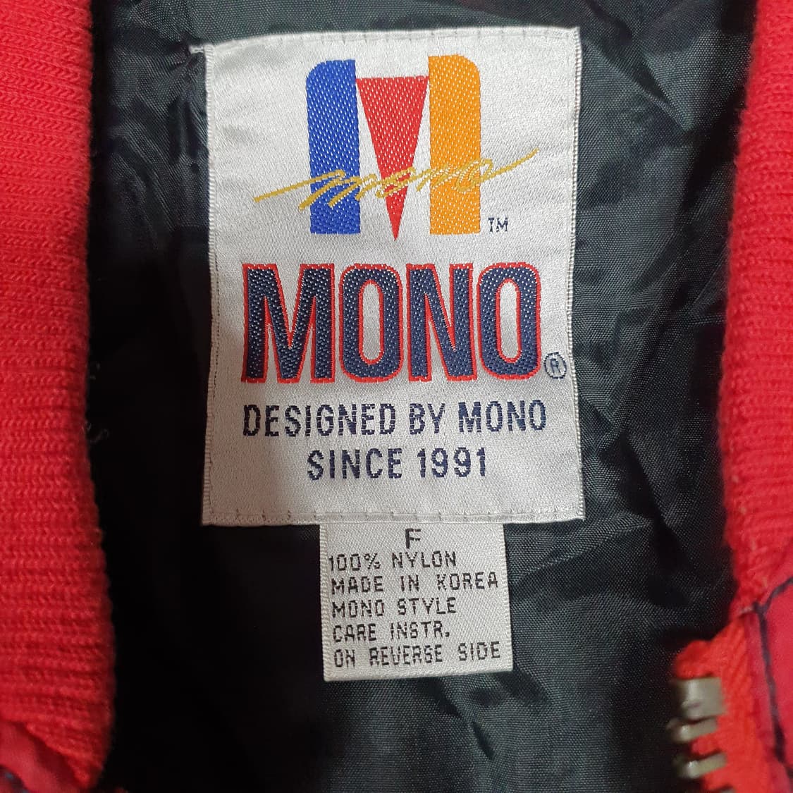 ✨ (바배) 모노 스포츠 90s 올드스쿨 레이싱 봄버 자켓  상품이미지3