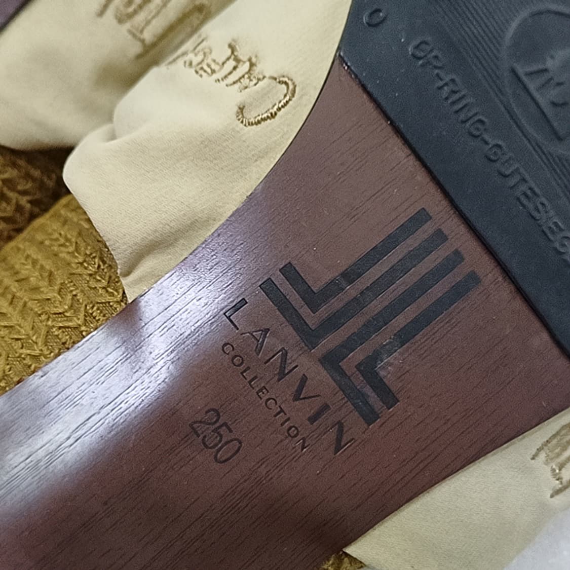 정품 랑방 여름 리본 샌들 슬링백 구두 245 ~ 250 카멜 사랑봉봉 상품이미지5