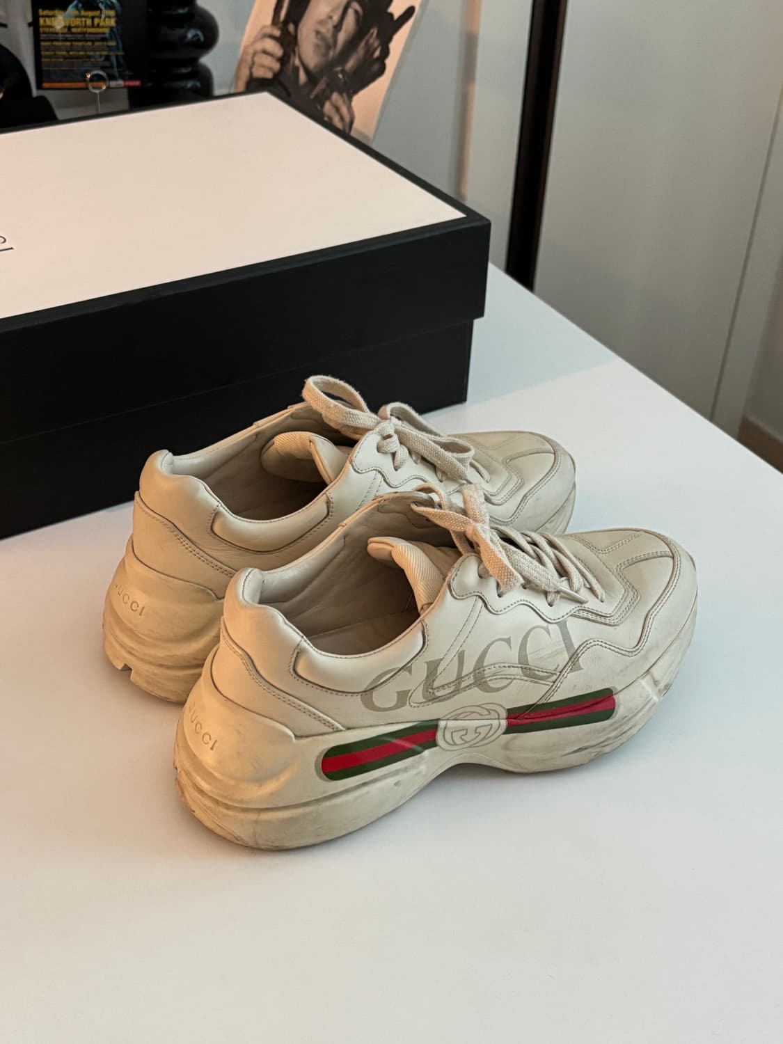 구찌(gucci) 라이톤 스니커즈 5 1/2size(250-255) 상품이미지1