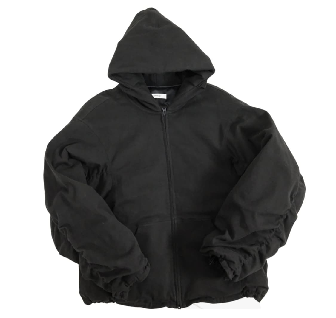 [1] 논노드 몰스킨 셔링 봄버 블랙 (예배X) 상품이미지1