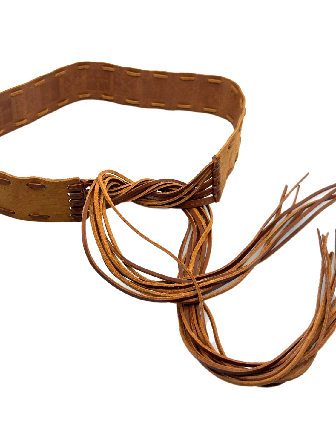 Leather Wrap‑Belt Tassel Fringe/ Os 상품이미지4