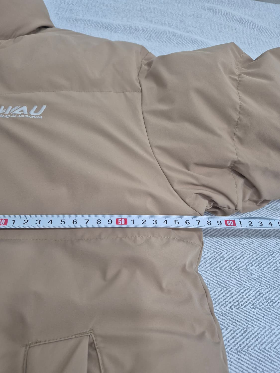 후아유 양면 후리스 패딩 오버핏 S 상품이미지8