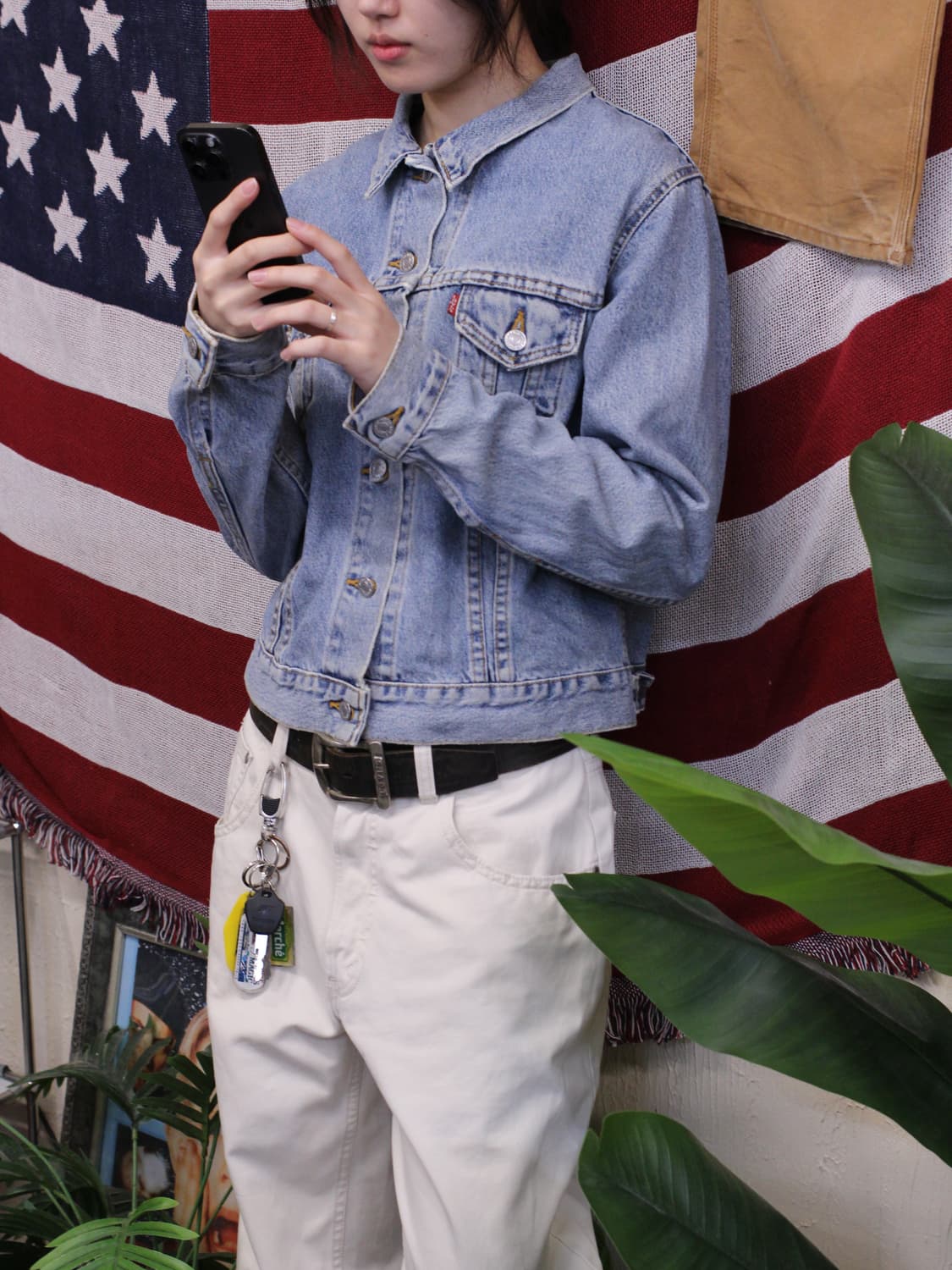 90s USA 리바이스 77597 트러커 자켓 상품이미지1