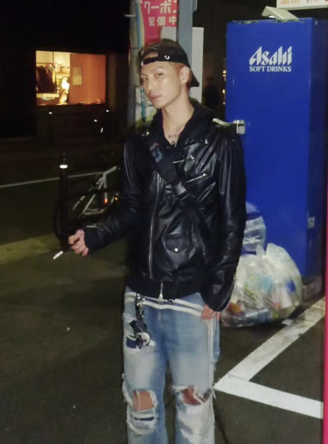 일본빈티지 리워크 라이더자켓XL 상품이미지5