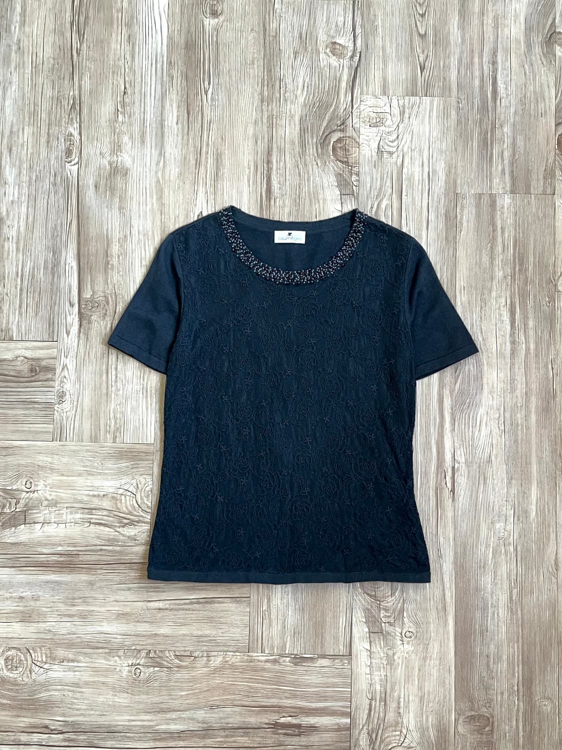 Courreges 큐빅 스웨터 상품이미지1