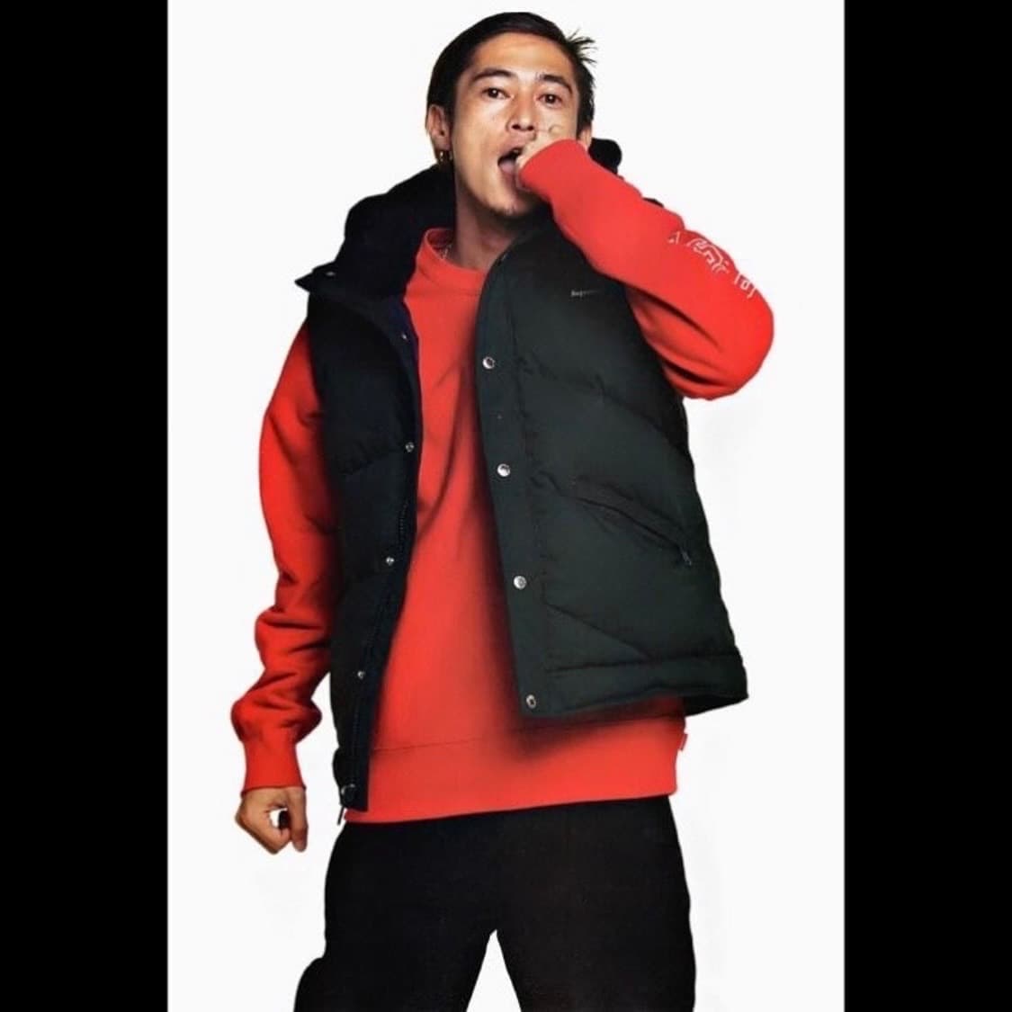 슈프림 후드 다운 베스트 - 12fw 상품이미지5