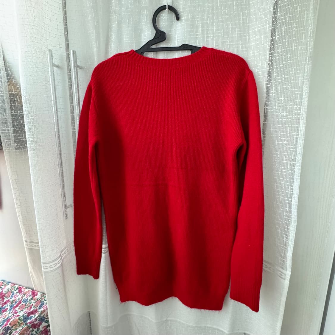 예쁜 빨강 레드 롱니트 상품이미지6