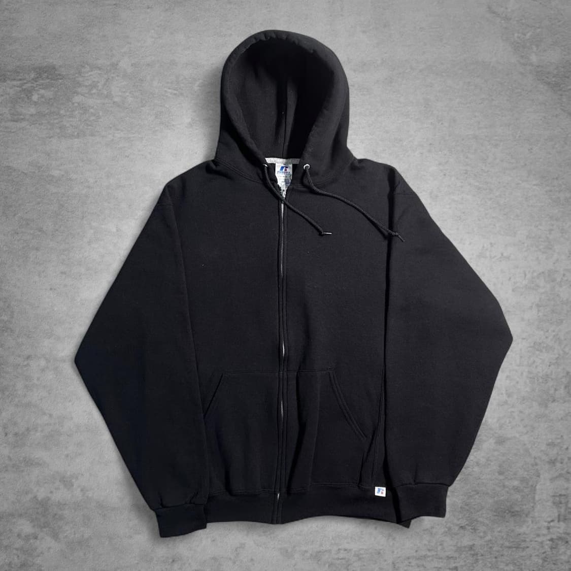 00s 온두라스 러셀 애슬레틱 후드집업 블랙 상품이미지1