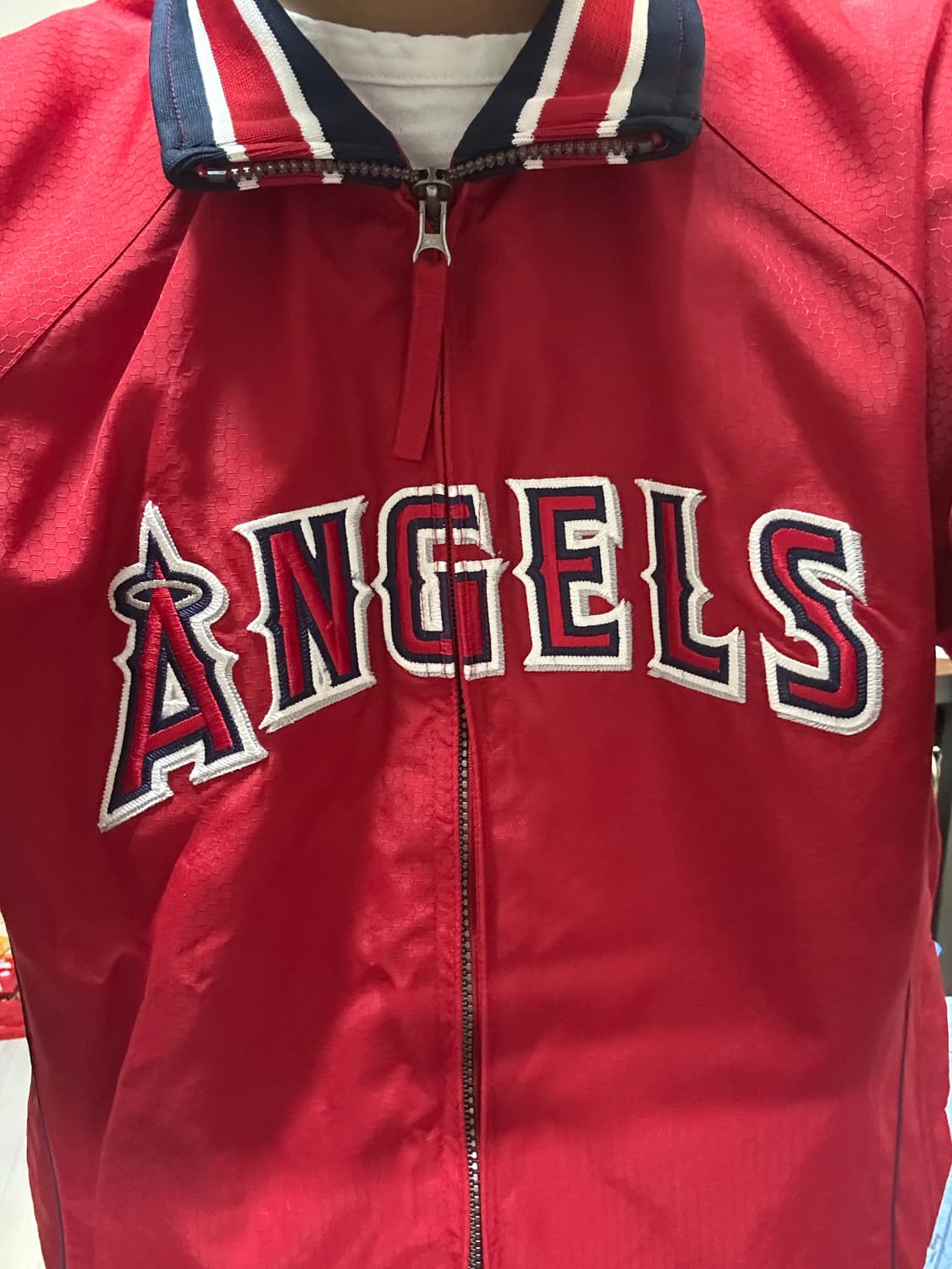 마제스틱 La 에인절스 바시티 자켓 L 상품이미지3