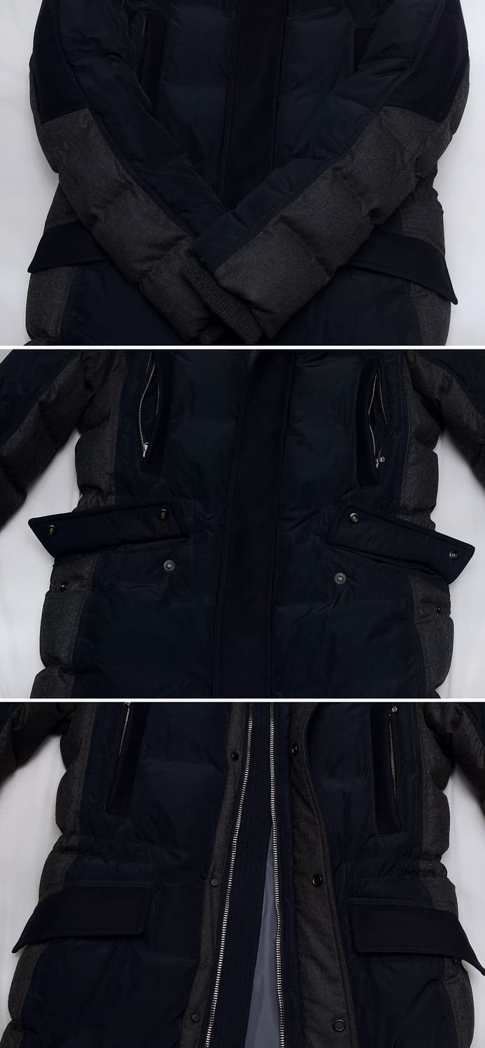 솔리드옴므 우영미 울캐시미어 구스다운 패딩 코트 (100) 상품이미지6