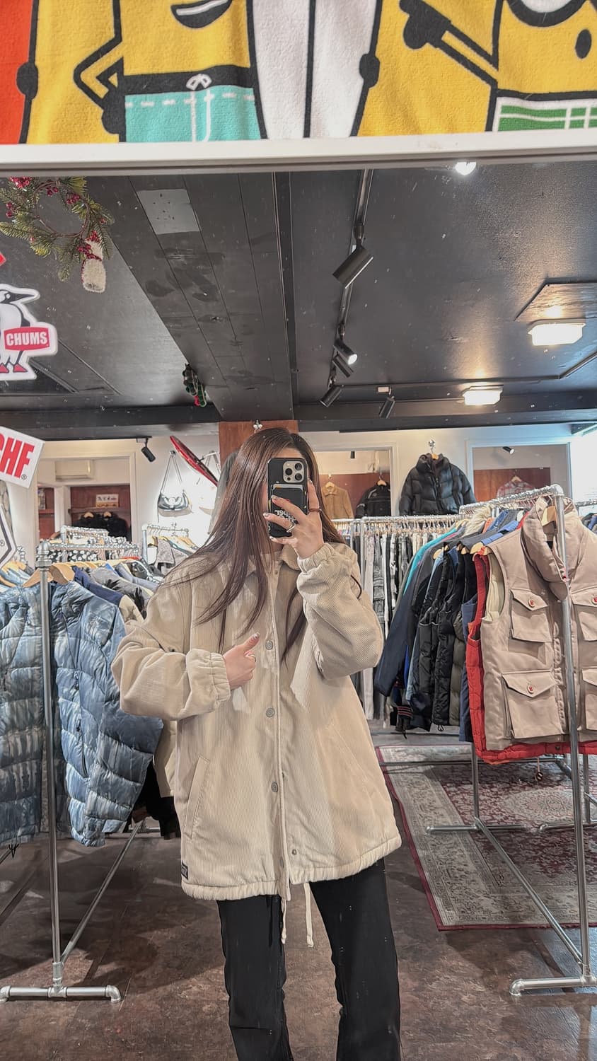 리바이스 아이보리 양털 코듀로이 자켓 상품이미지7