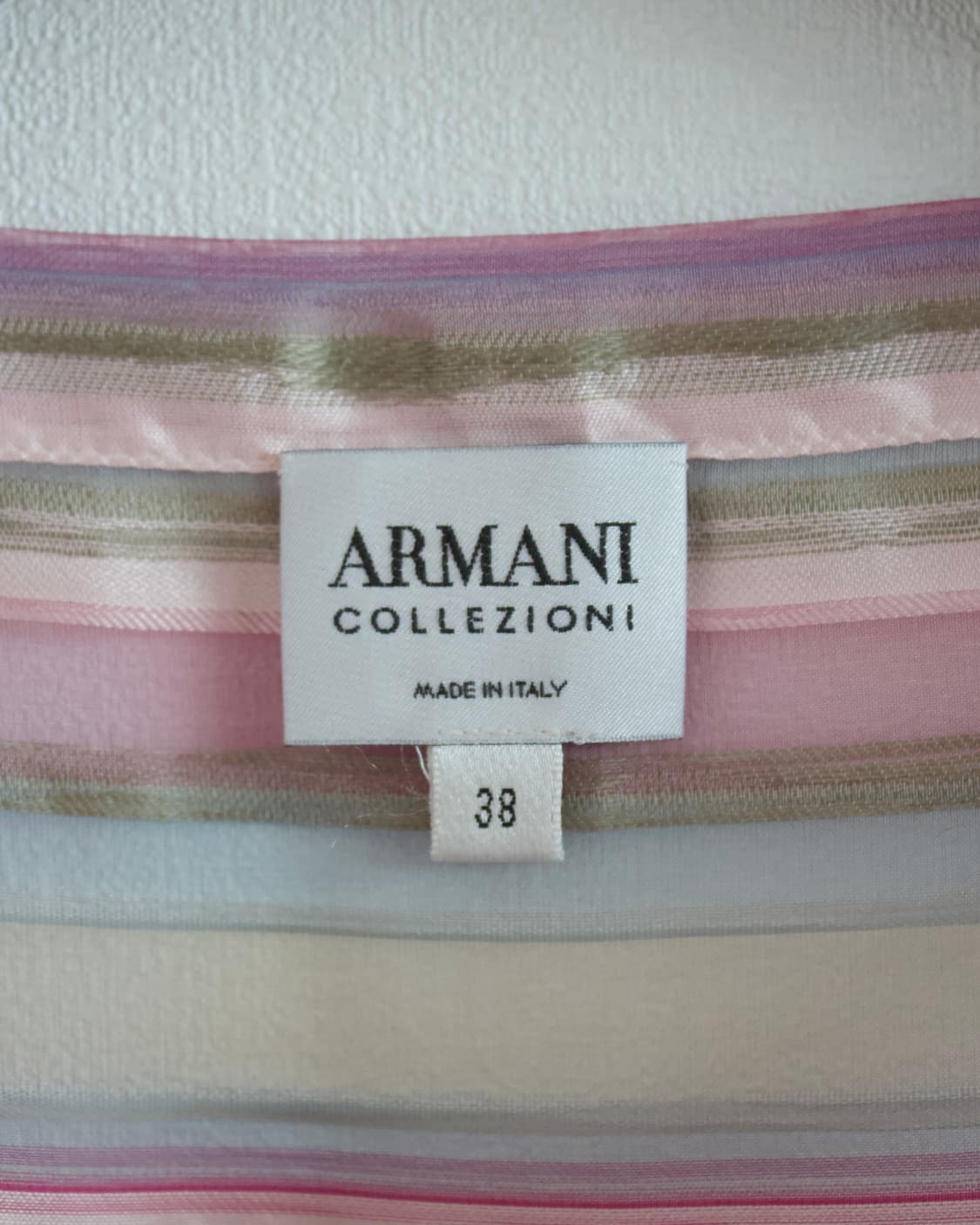 Armani Collezioni stripe linen blouse 상품이미지4